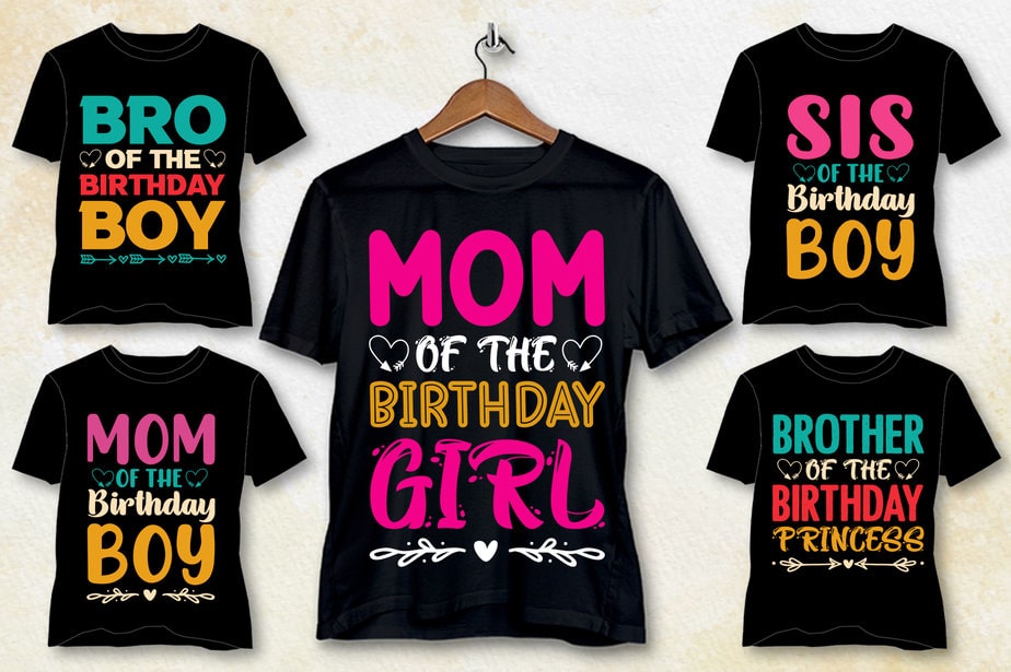 Birthday T Shirt Design Bundle Buy T Shirt Designs 1080