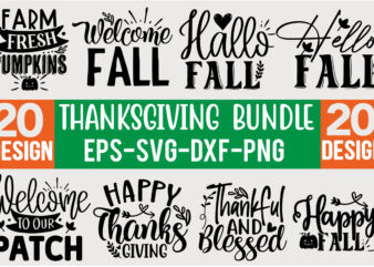 Thanksgiving SVG Design Bundle