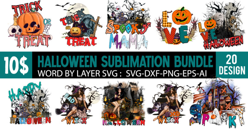 Halloween Sublimation Bundle , Halloween Sublimation PNG , Halloween Sublimation Bundle , Halloween PNG Print , Transparent Background , Sublimation PNG, Halloween Bundle Png, Trick or Treat Png, Spooky Vibes,