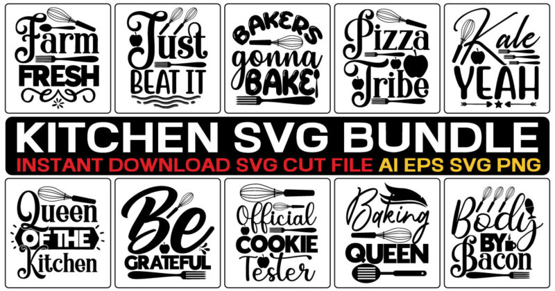 Kitchen svg bundle,Kitchen Svg Bundle, Kitchen Svg, Baking Svg, Conversion Chart Svg, Kitchen Sign Svg, Measuring Cup Svg, Farmhouse Svg