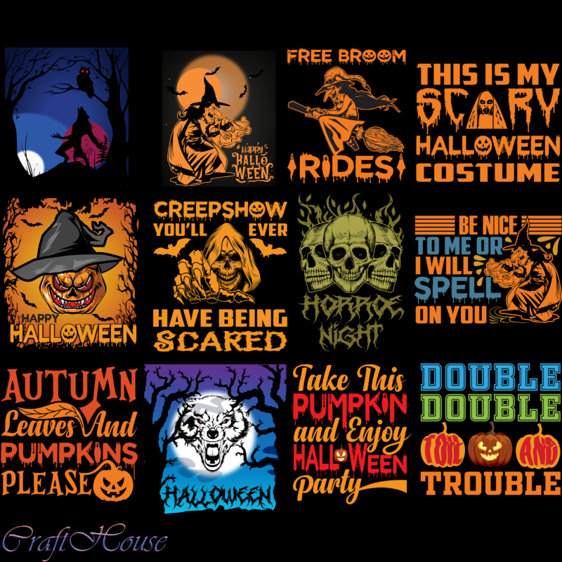 25 Design Halloween T Shirt Bundle, Halloween Bundle T-shirt Design, Halloween Bundle t shirt template, Halloween PNG Bundle, Halloween t shirt design bundle, Halloween bundles, Halloween Bundle, Bundle Halloween, Bundles