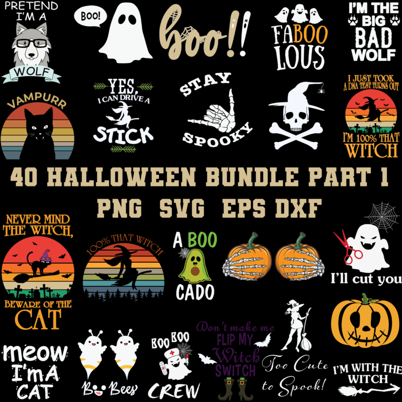 40 Bundle Halloween t shirt template part 1, Halloween SVG t shirt design bundle, Halloween bundles, Halloween SVG Bundle, Halloween Bundle, Bundle Halloween, Halloween t shirt design, Halloween Svg, Halloween