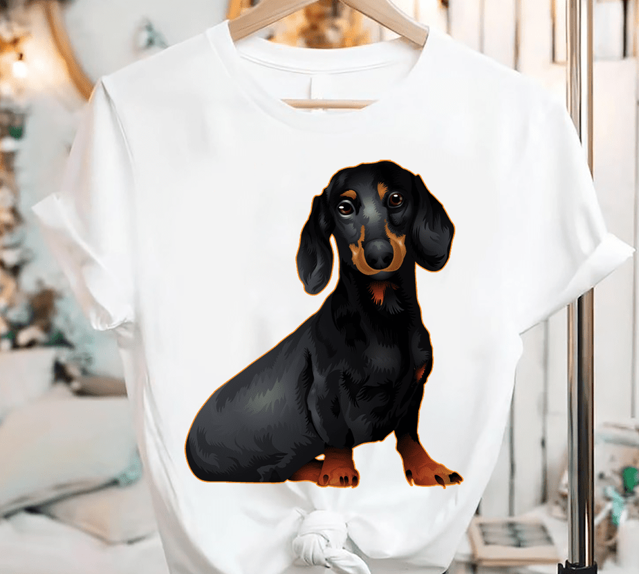 Dachshund TShirt, Sausage Dog Tee, Adult Dachshund TShirt, Dachshund