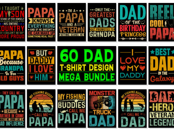 Dad papa t-shirt design bundle-dad papa lover t-shirt design bundle