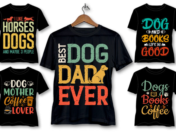 Dog t-shirt design bundle