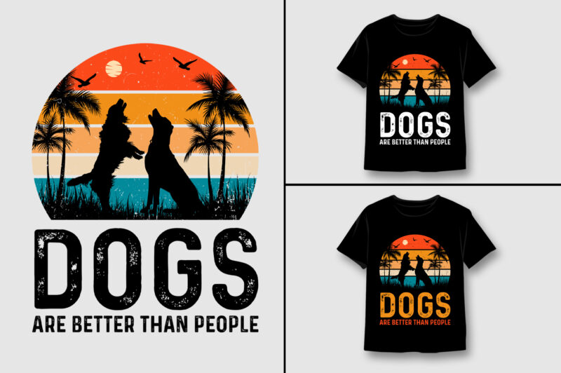 Dog T-Shirt Design Bundle-Dog Lover T-Shirt Design Bundle