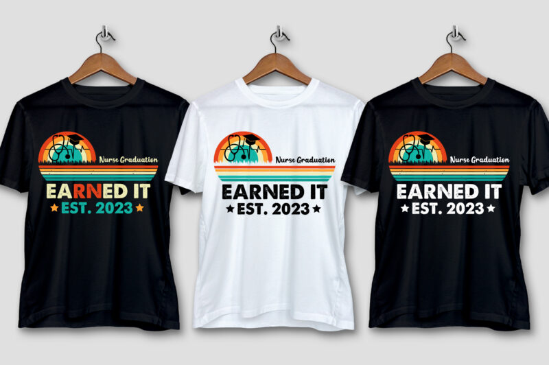 Sunset Vintage Retro T-Shirt Design Bundle