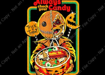 Always Check Your Candy Trick Or Treat Png, Funny Halloween Png, Halloween Png, Scary Night Cat Png, Scary Night Cat Halloween Png, Black Cat Png, Cat Halloween Png, Black Cat