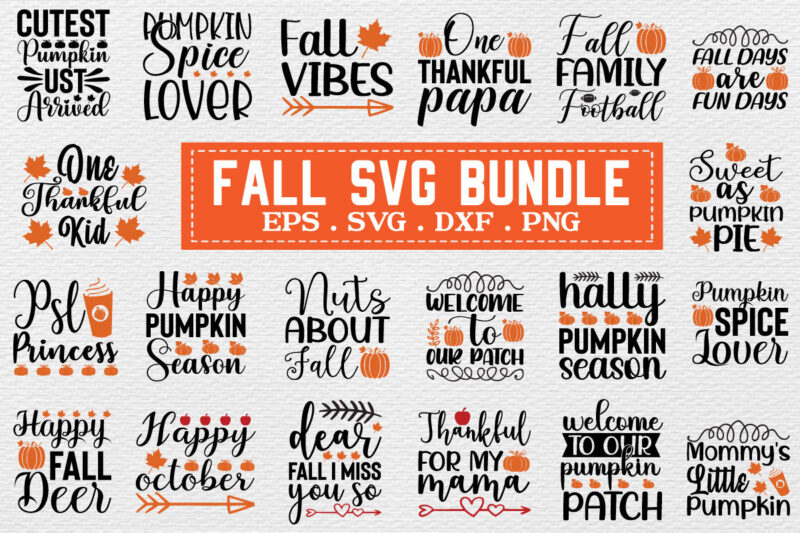 Fall SVG Bundle