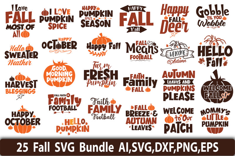 Fall SVG Bundle