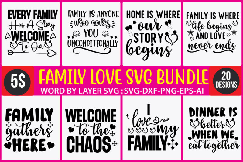 Happy Love Family SVG Bundle,Homeschool svg bundle,thanksgiving svg bundle, autumn svg bundle, svg designs, homeschool bundle, homeschool svg bundle, quarantine svg, quarantine bundle, homeschool mom svg, dxf, png instant download,