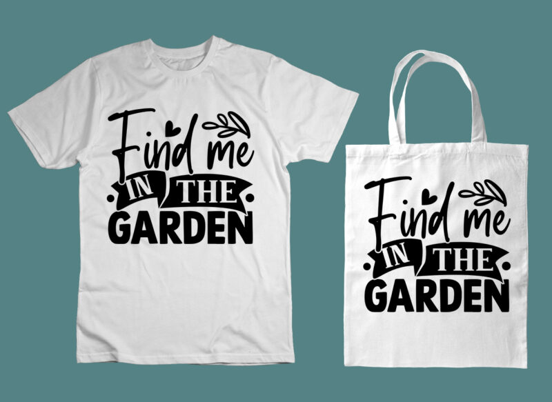 Find me in the garden SVG