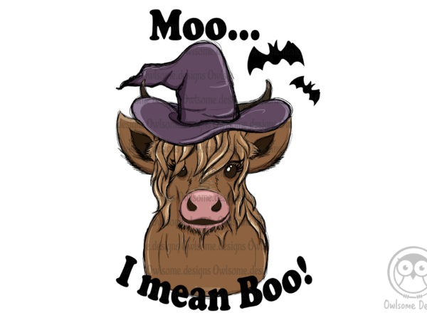 Funny cow halloween sublimation designs