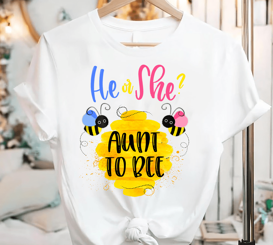 gender-reveal-what-will-it-bee-theme-he-or-she-aunt-to-bee-buy-t