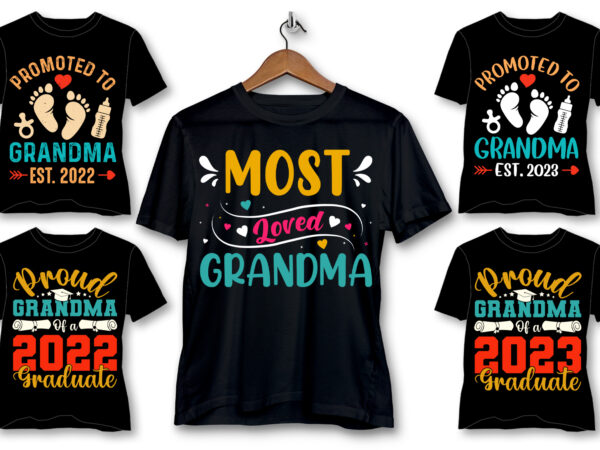 Grandma t-shirt design bundle