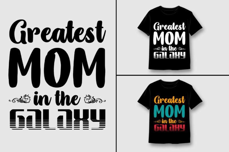 Mom T-Shirt Design Bundle-Mom Lover T-Shirt Design Bundle