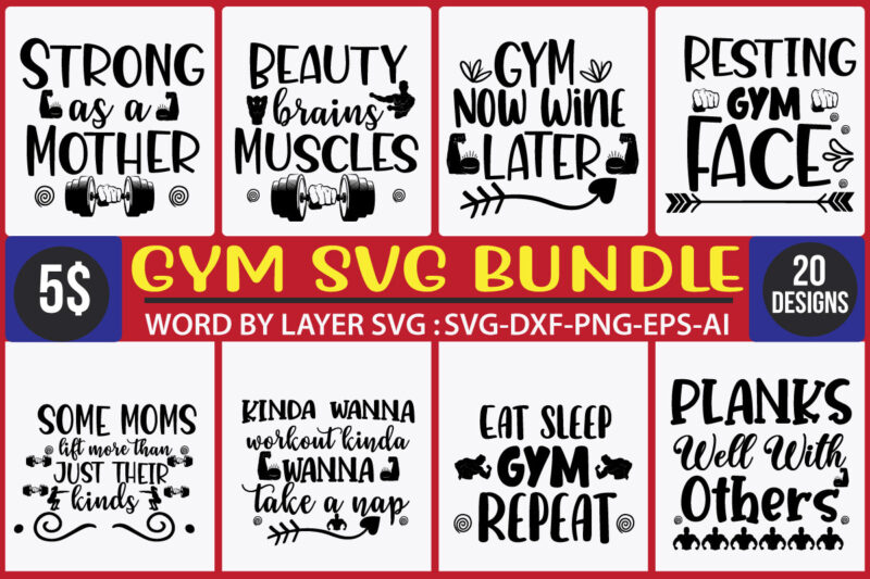 GYM SVG Bundle ,Thanksgiving svg bundle, autumn svg bundle, svg designs, autumn svg, thanksgiving svg, fall svg designs, png, pumpkin svg, thanksgiving svg bundle, thanksgiving svg, fall svg, autumn svg,