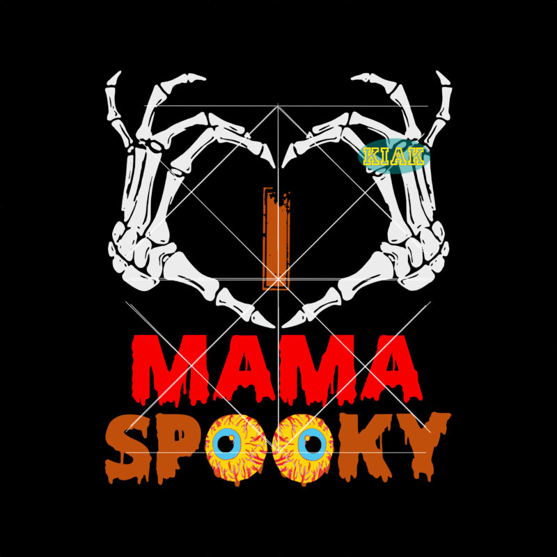 Halloween tshirt template, t shirt design Halloween svg, I Love Mama, Spooky mama svg, Spooky mom svg, Spooky svg, Halloween mama svg, Mom life svg, I Love Spooky, Halloween tshirt