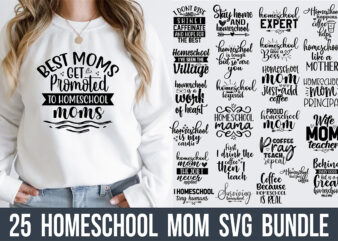 Homeschool Mom SVG bundle graphic t shirt