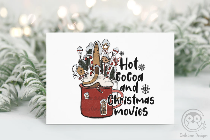 Hot Cocoa Christmas Sublimation