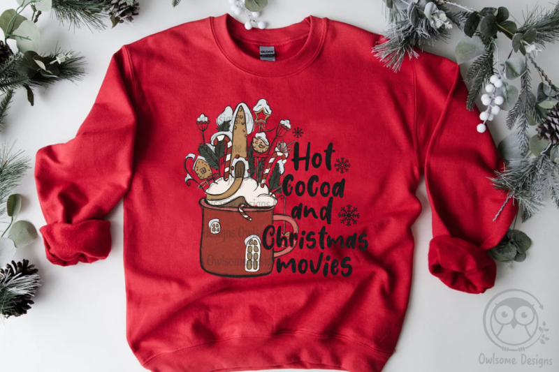 Hot Cocoa Christmas Sublimation