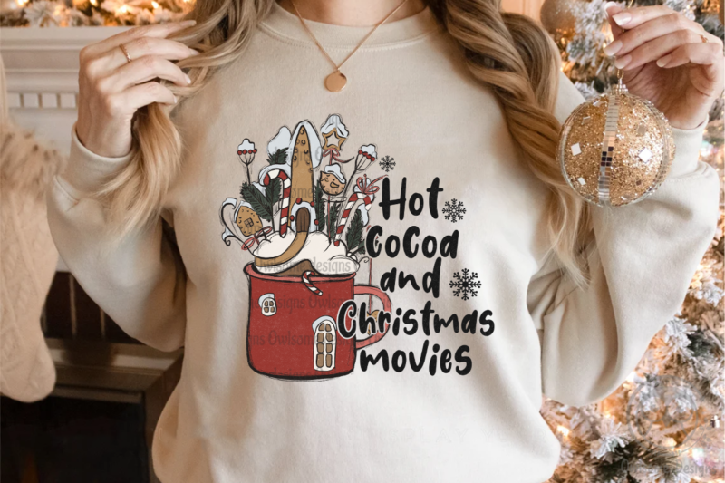 Hot Cocoa Christmas Sublimation