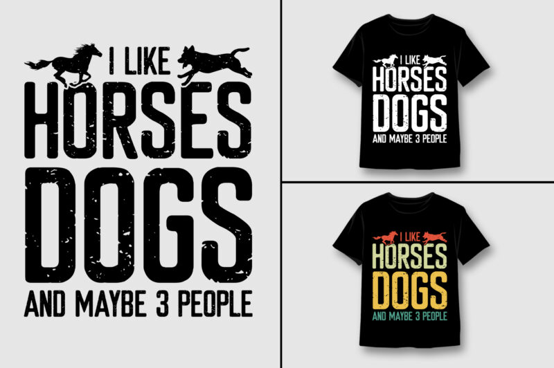 Dog T-Shirt Design Bundle