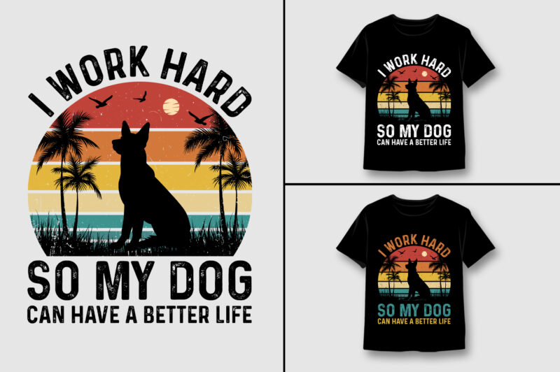 Dog T-Shirt Design Bundle-Dog Lover T-Shirt Design Bundle