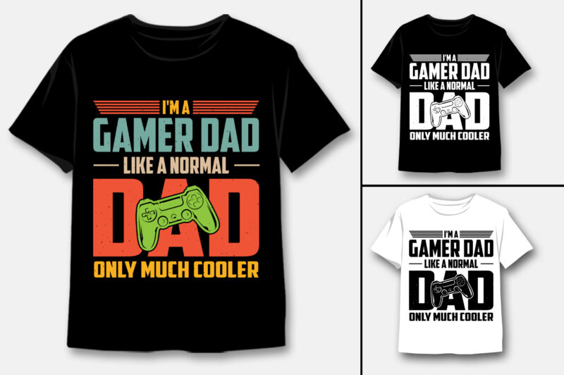 Video Game T-Shirt Design Bundle-Video Game Lover T-Shirt Design Bundle