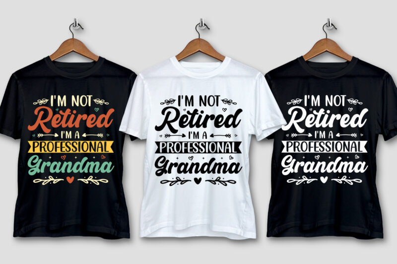 Grandma T-Shirt Design Bundle