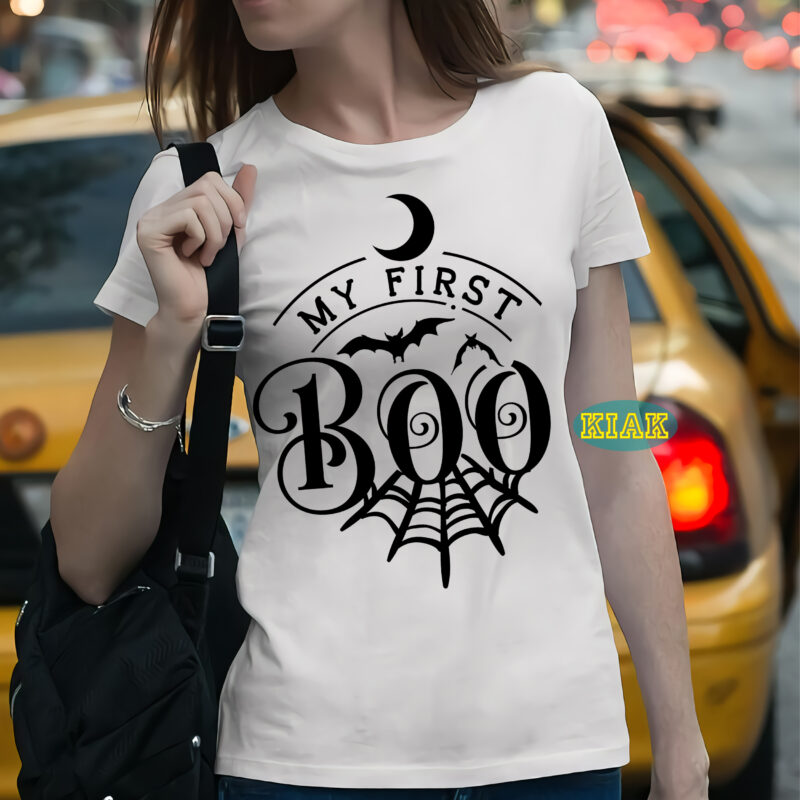 My first Boo t shirt template, My first Boo Svg, My first Boo vector, Boo Svg, Halloween Svg, Halloween death, Halloween Night, Halloween Party, Halloween vector, Happy Halloween, Ghost svg,