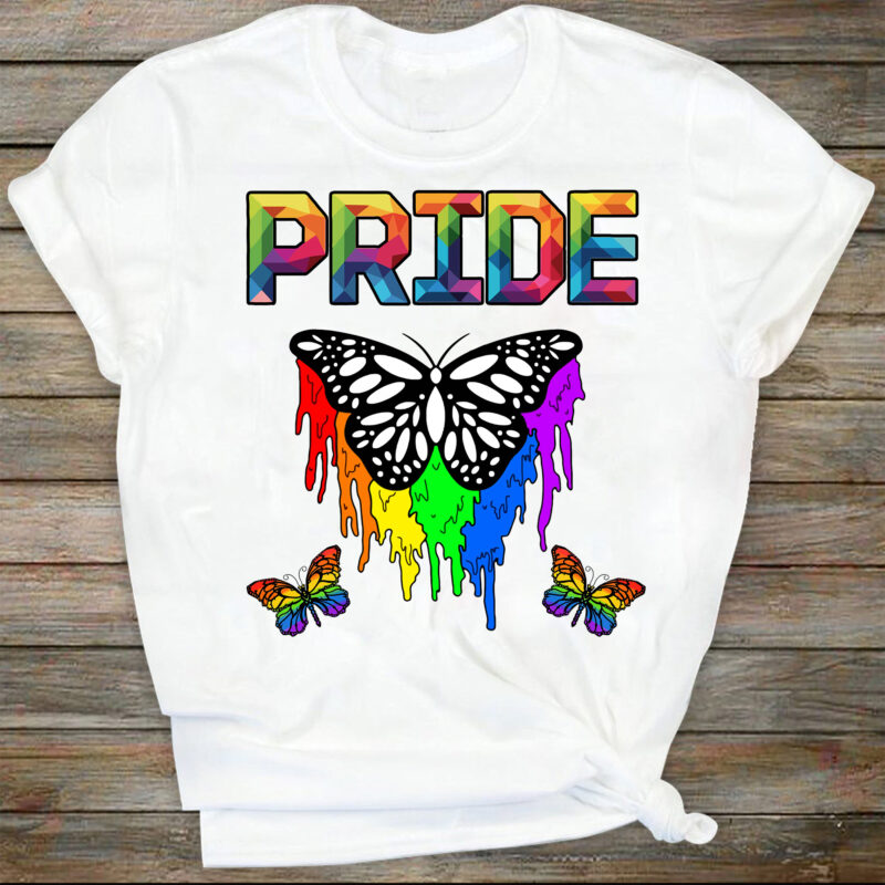 Pride SVG, LGBTQ+ SVG Sublimation Design, Say Gay SVG, Gay Pride SVG, Retro Pride SVG, Butterfly Rainbow SVG Design, Hippie SVG, Boho SVG