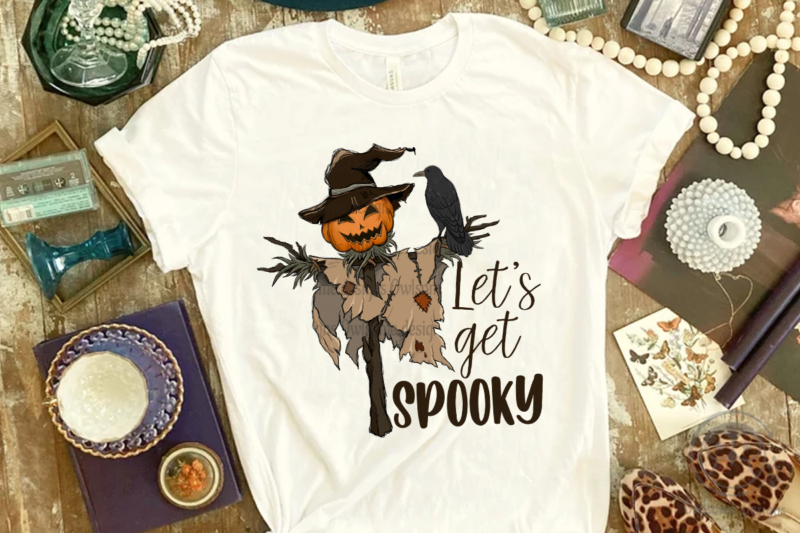 Lets Get Spooky Sublimation Designs