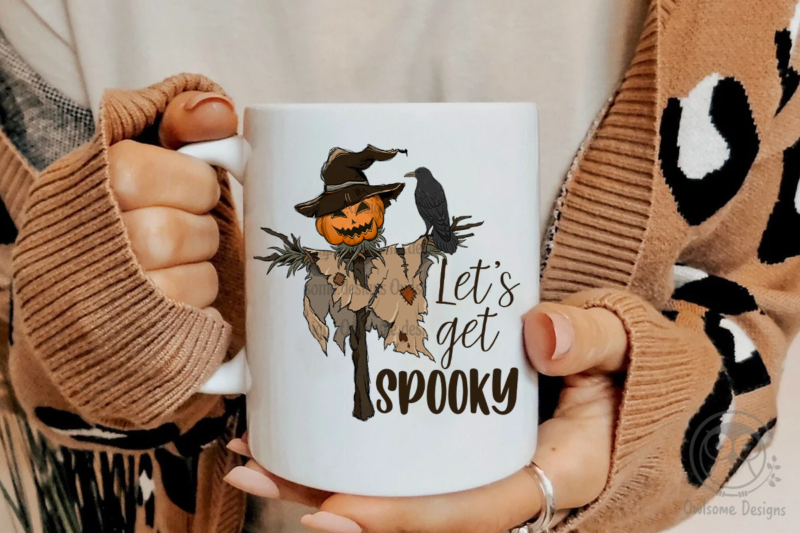 Lets Get Spooky Sublimation Designs