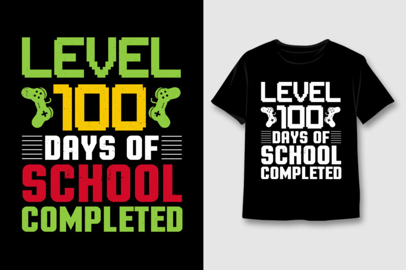 100 Days Of School T-Shirt Design Bundle