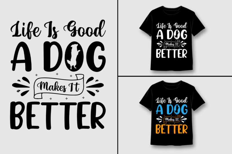 Dog T-Shirt Design Bundle