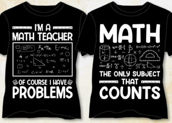 Math Teacher T-Shirt Design