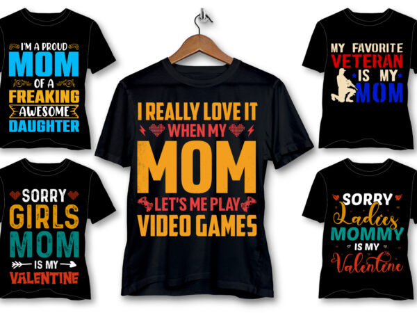 Mom t-shirt design bundle