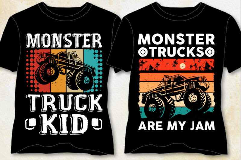 Monster Truck T-Shirt Design