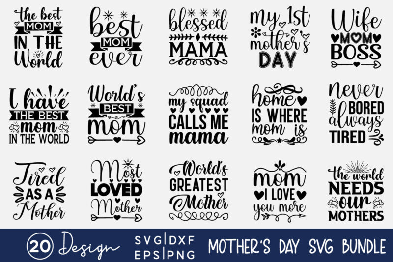 Mother’s Day SVG Bundle