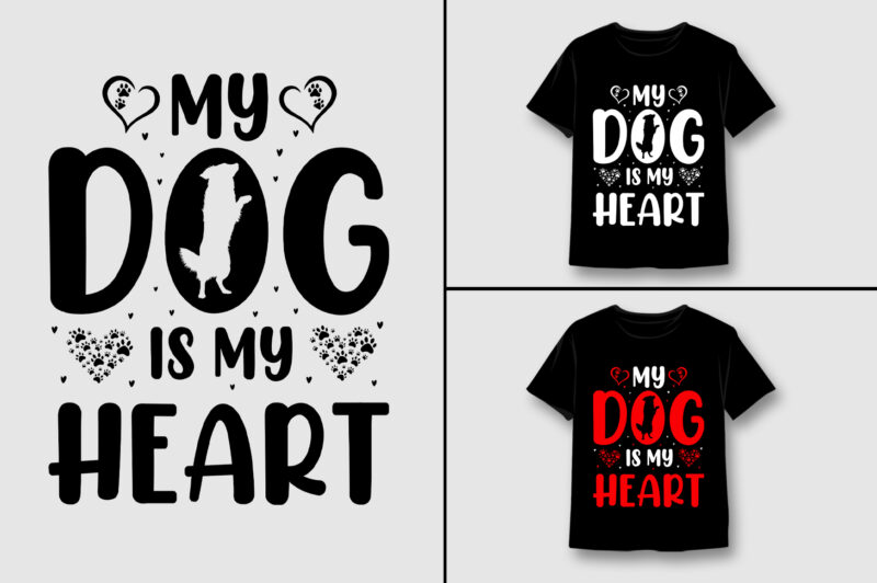 Dog T-Shirt Design Bundle-Dog Lover T-Shirt Design Bundle