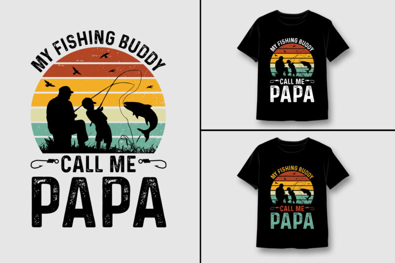 Sunset Vintage Retro T-Shirt Design Bundle