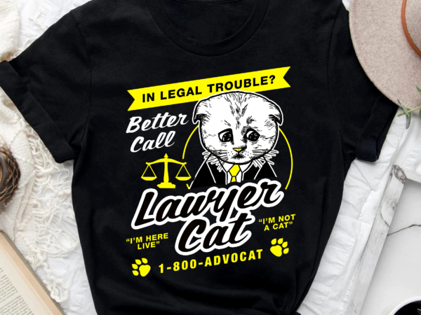 lawyer cat shirt