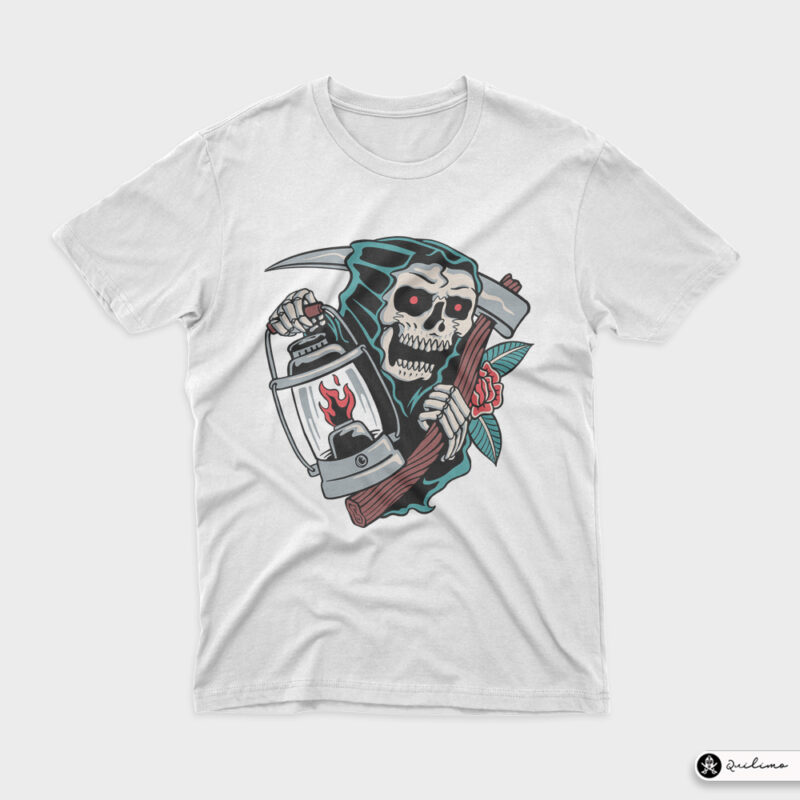 Grim Reaper Lantern - Buy t-shirt designs