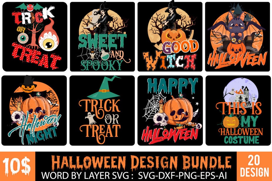 Halloween t shirt bundle, halloween t shirts bundle, halloween t shirt