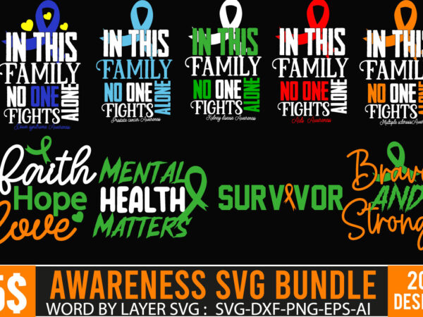 Mental health svg bundle, breast cancer svg bundle, breast cancer svg bundle quotes, mental health svg bundle, survivor tshirt design,survivor svg cut file, 20 mental health vector t-shirt best sell