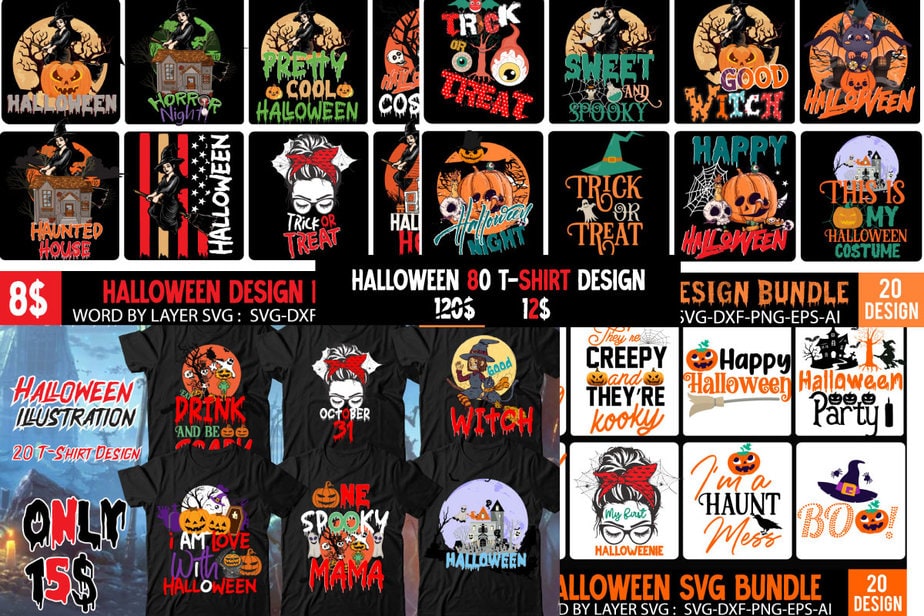 halloween-svg-bundle-good-witch-t-shirt-design-boo-t-shirt-design