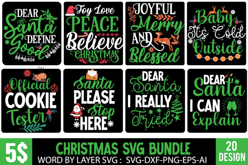 Christmas SVG Mega Bundle , 220 Christmas Design , Christmas svg bundle , 20 christmas t-shirt design , winter svg bundle, christmas svg, winter svg, santa svg, christmas quote svg,