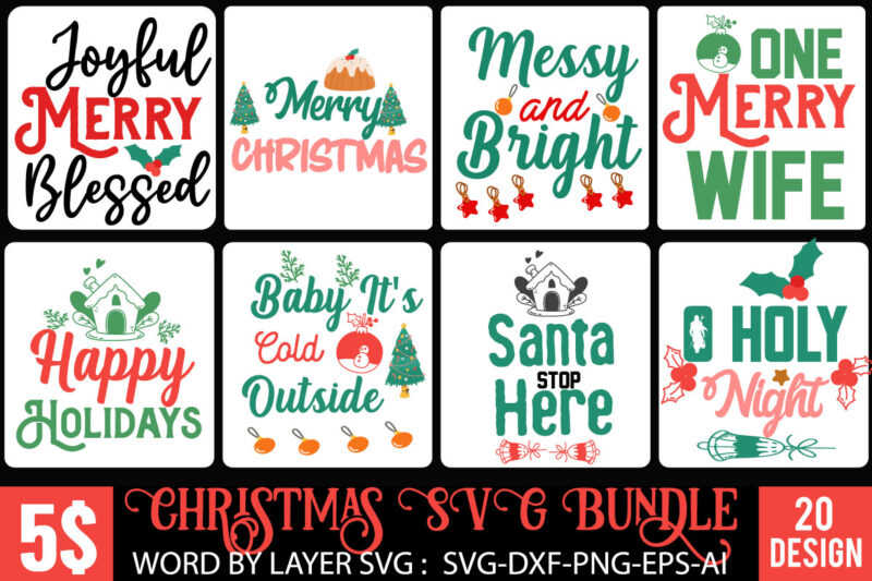 Christmas SVG Mega Bundle , 220 Christmas Design , Christmas svg bundle , 20 christmas t-shirt design , winter svg bundle, christmas svg, winter svg, santa svg, christmas quote svg,