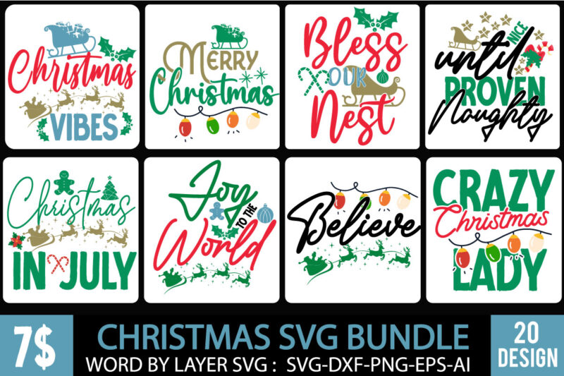 Christmas SVG Mega Bundle , 220 Christmas Design , Christmas svg bundle , 20 christmas t-shirt design , winter svg bundle, christmas svg, winter svg, santa svg, christmas quote svg,